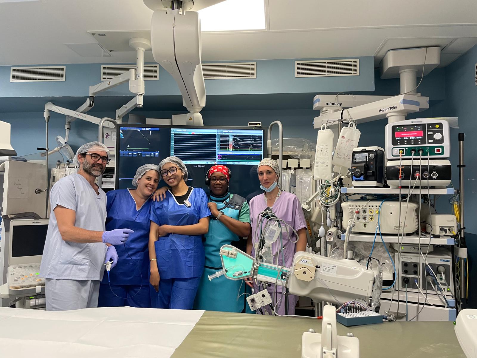 1ère ablation d’arythmie (FA) par électroporation à l’hôpital privé Claude Galien 1ère ablation d’arythmie (FA) par électroporation à l'hôpital privé Claude Galien